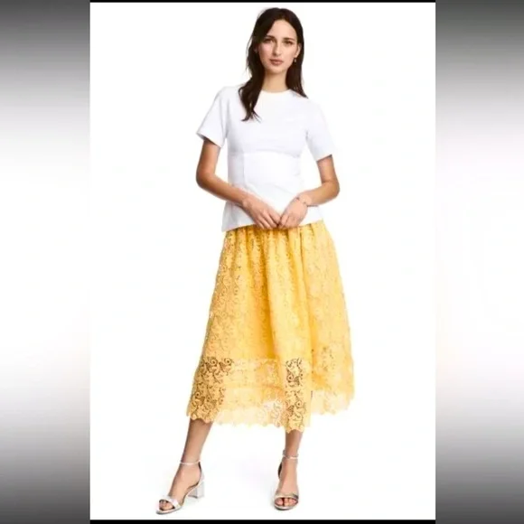 H&M Lace Midi skirt - Picture 8 of 12